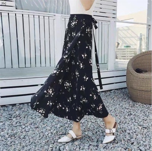 一块布半身裙一片式系带雪纺碎花波西米亚泰国风情度假防晒裙子夏