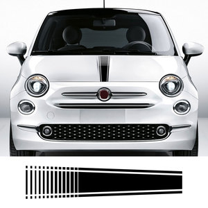 car hood bonnet stickers for fiat 500 abarth auto diy stripe