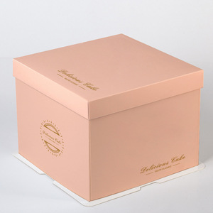 新全尺寸全纸生日蛋糕包装礼/4/6/8盒10/11/24四六八寸单双层手.