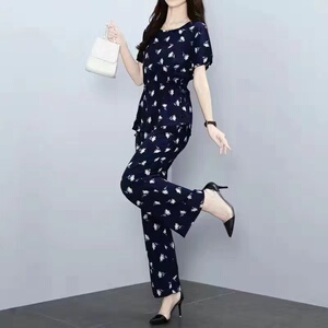 唯品会女装清仓特卖9.9元特价妈妈装夏装小香风休闲时尚宽松套装