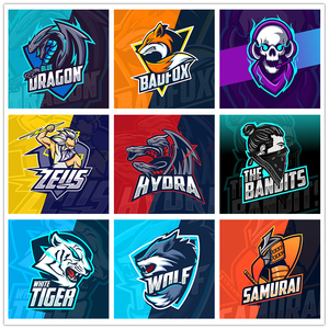 队徽原创电竞logo设计队标帮派游戏卡通吃鸡和平精英定制招牌高端