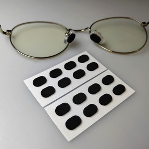 眼镜鼻托贴片鼻梁减压防压痕海绵垫板材眼镜粘贴式超软增高鼻垫