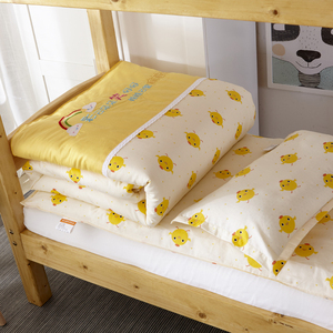 纯棉幼儿园被子三件套六被套夹棉被褥入园专用儿童宝宝床上用品厚