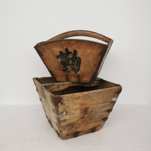 0015人付款天猫红木工艺品米斗木斗 日进斗金木雕