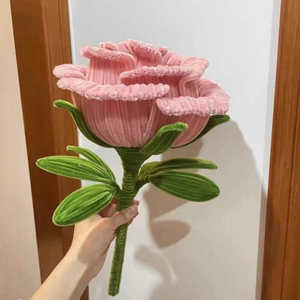 超大巨型玫瑰手工diy花束材料包向日葵扭扭棒创意成品520送女友