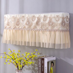 新款空调罩套格机美的海5开力不取挂式1.尔p挂机挡风防风防尘圆.