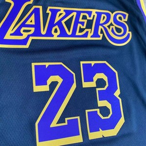 000人付款淘宝湖人23号詹姆斯城市版科比8球衣复古球裤0库兹马冠军版