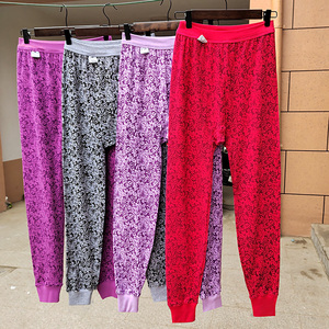 老太太秋裤女加肥