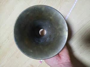 文兴坊老唢呐黄铜喇叭大唢呐 老乐器收藏 铜喇叭铜碗唢呐 硬木杆