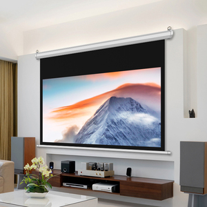 新品清米坚果家贝明基投影仪幕布当b用100寸 高极壁挂遥控定制电