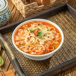 12桶顶大热汤面皮儿陈醋麻辣味酸辣粉丝凉皮儿非