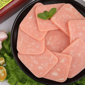 清真午餐肉顺意午餐牛肉风味肠三文治香肠餐饮面包