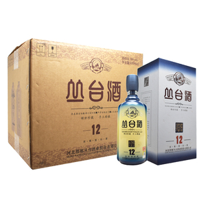 丛台酒窖龄原浆(12)精英版39度480ml浓香型白酒 邯郸特产粮食酒