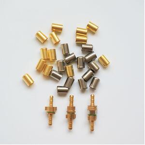 高压管接头压接器高压打药管铜接头大活接喷雾器农药管接头两分管