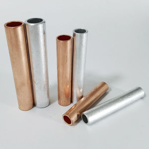 国标铜连接管铝直通接线管16 35 50 120 240平方电缆对接头压接管