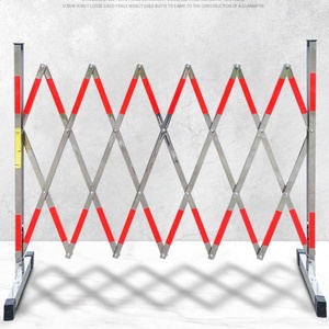 不锈钢电力伸缩围栏安全施工学校幼儿园警示道路移动推拉折叠护栏