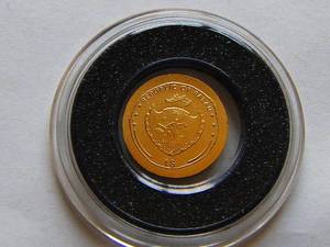 [新肆]unc好品相帕劳2010年1元金币 仿古古罗马狼孩 0.5克999金 3