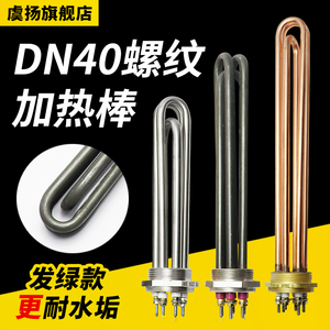 工业加热管DN40空气能1.5寸水箱发热管DN50导热油发热棒220V/380V