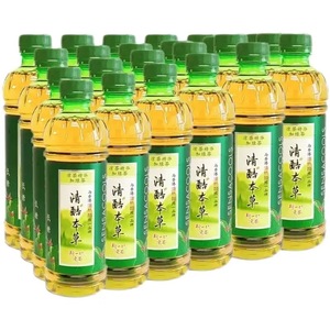 清酷本草凉茶饮料350ml*24瓶 柠檬绿茶低糖低温冷萃植物饮品整箱