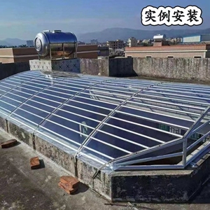 pc全透明阳光板透明瓦采光瓦亮瓦玻璃钢瓦阳雨棚车棚天井瓦专用
