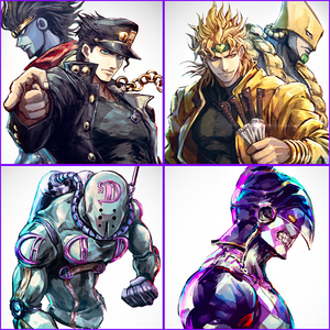 jojo的奇妙冒险周边星尘斗士空条承太郎dio替身安娜苏福葛艾梅斯