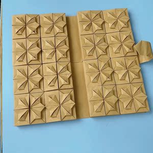 抖音同款奶奶的针线包手工折纸本子百宝夹手工包收纳包材料包成品