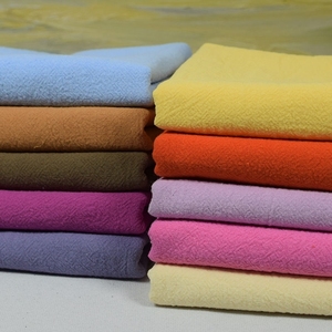 水洗棉布料水洗棉布纯色手工亚麻竹节砂洗布料q汉服装面料春夏薄