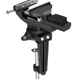 快速台钳台虎钳小型工作台桌虎钳多功能家用平口钳夹木工万向台夹