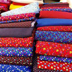 糖果卖花布纯棉小花布宝宝棉衣碎花布料传统工艺做棉袄棉裤小