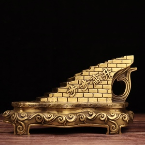 精品纯铜步步高楼梯摆件节节高家居客厅办公室店铺装饰礼品楼梯