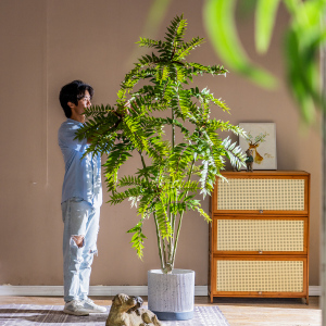 森艺诚仿真香椿树绿植仿生假树植物室内客厅造景景观装饰落地盆栽