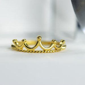 中国黄金皇冠戒指