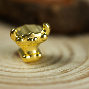 周大生黄金挂坠999足金24k金吊坠金牛可配绳生日礼物送朋友