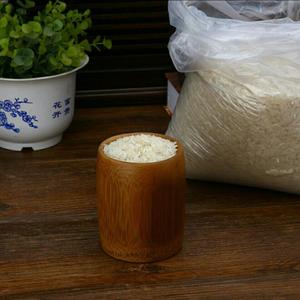 老式量米斗家用老式竹米斗量米筒量米杯勺米桶杯子升量米器竹制舀
