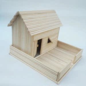 筷子手工模型桦木棒材料diy创作一次性圆木棒拼装玩具工艺品摆件