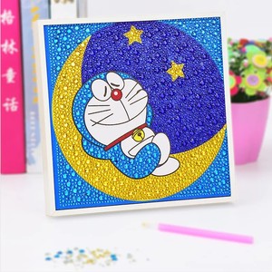 儿童宝石贴纸水晶钻石卡通贴贴画公主女孩3d立体奖励粘贴装饰玩具