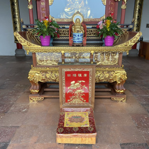 香樟木中式佛龛神台供桌实木佛教香案宗祠堂家用寺庙道观定制贡桌