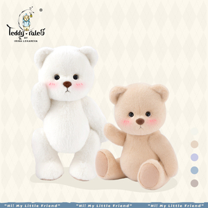 TeddyTales莉娜熊玩偶中号毛绒玩具可爱玩偶娃娃宝宝陪伴安抚公仔