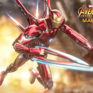 中动钢铁侠mk50纳米战甲漫威十周年纪念版1/10模型超可动手办