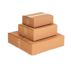 轩森半高纸箱瓦楞打包盒快递包装丰巢箱包l装纸半高箱三层特硬包