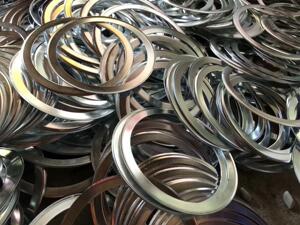 镀锌铁档板挡片带轮挡边皮带轮法兰垫片同步轮铝合金挡圈现货