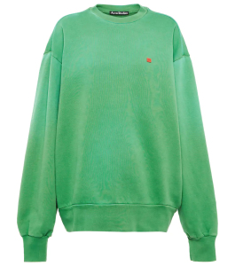 折扣正品代购 acne studios face 笑脸徽标宽松套头卫衣 男女同款