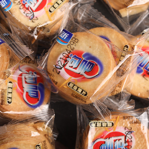 海新泡吧饼干超级薄片咸味香葱薄饼童年小零食品休闲散装薄脆饼干