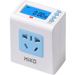 miko定时插座智能开关自动断电电动车充p电定时器控制转换器