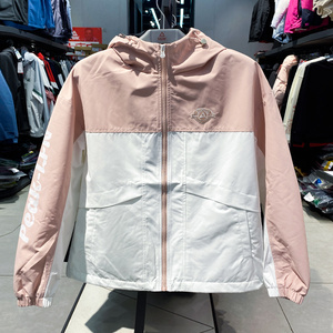 匹克梭织风衣女2024春时尚加绒防风防水休闲户外连帽外套f2241052