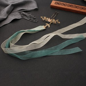 超仙发带女绑发簪子古风发饰汉服丝带长流苏飘带古装发冠古代头饰
