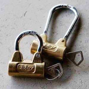 零选芬兰abloy黄铜锁家z用复古创意挂锁个性防盗锁具收藏装饰挂件