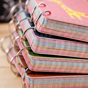 环形扣圈20个装活页圈铁环扣装订圈相册装订开口圈书环扣圈扣环.