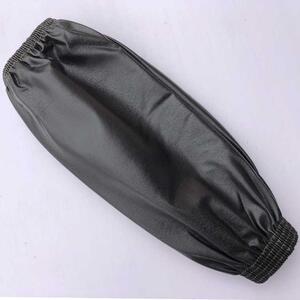 防水防油皮袖套男女长款厨房pu套v袖成人加厚耐磨工厂工作机修护