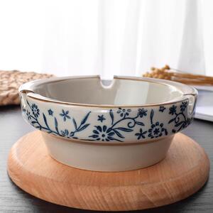 新品大气陶瓷颜厅飞灰复古烟小号值m缸高客灰仿日式防烟味